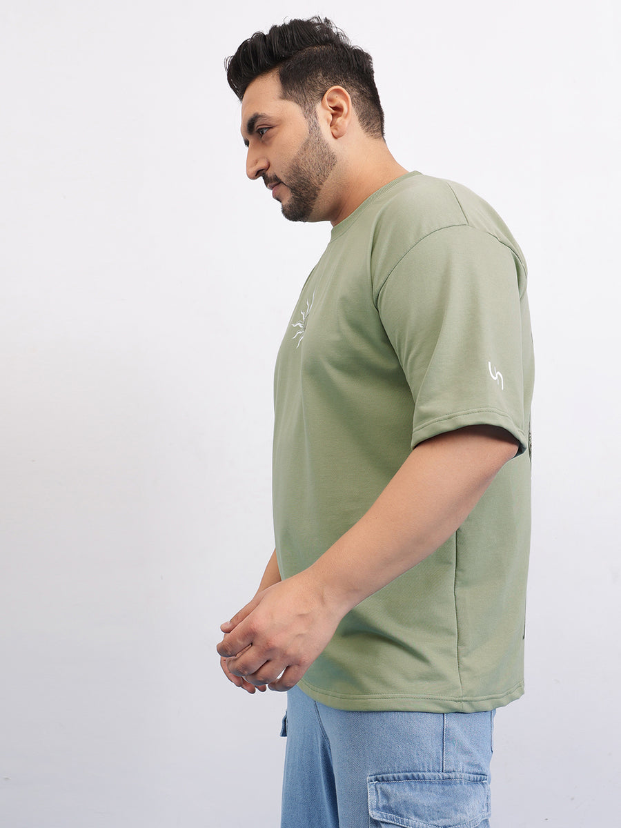 Knight Warrior Plus Size Drop Shoulder T-shirt