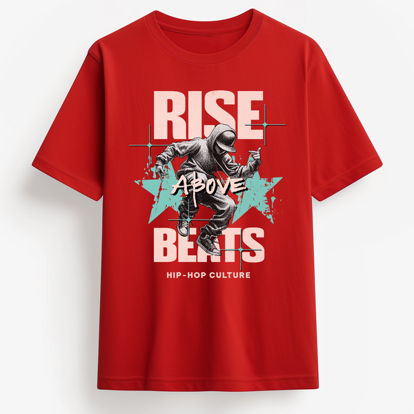 Rise above limits T-Shirt in Black