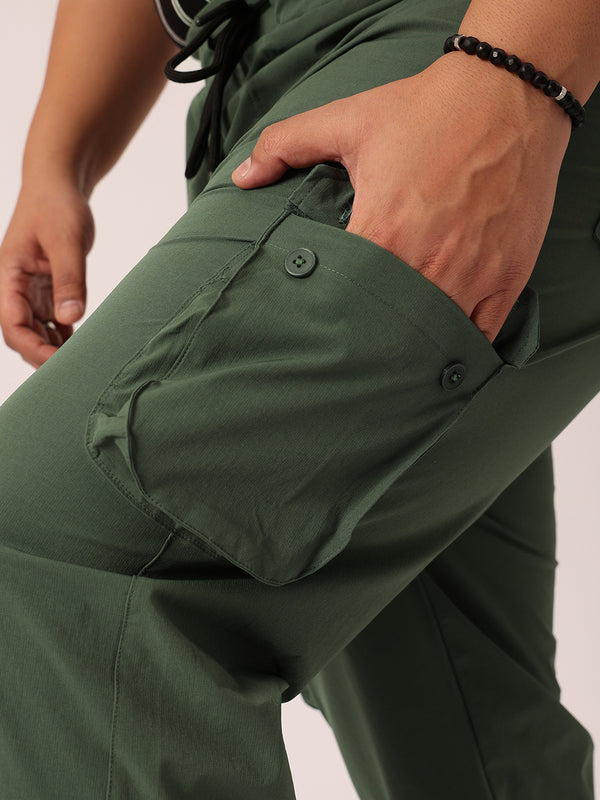 6 Pocket Relax Fit Cargo Plus Size