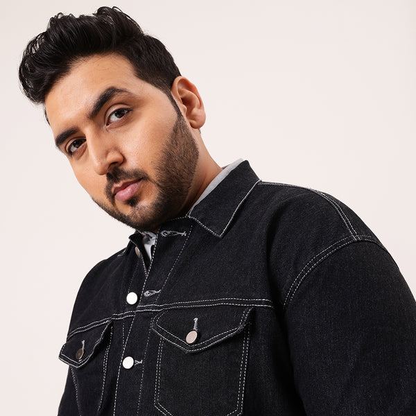 Denim Jacket in Black