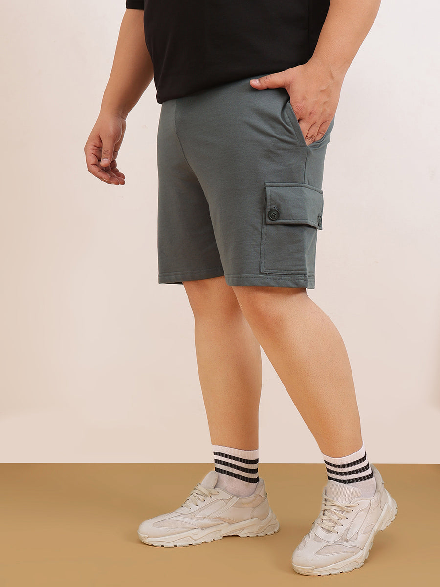 Cargo Shorts Cotton Plus Size