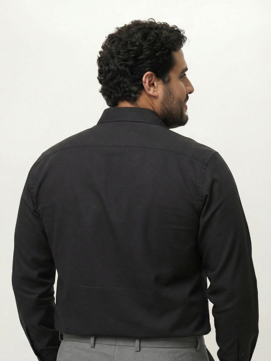 Premium Stretch Oxford Solid Plus Size Shirt