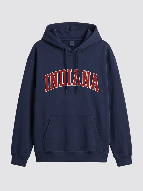 Indiana Hoodie in Navy Blue