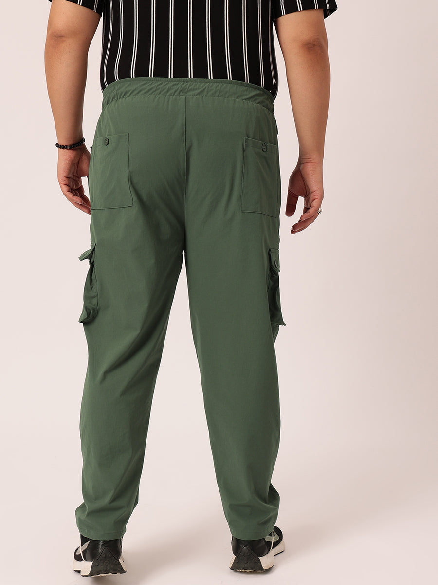 6 Pocket Relax Fit Cargo Plus Size