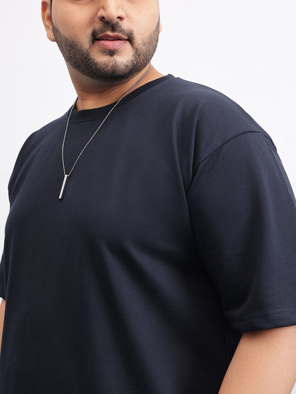 Heavy Weight Drop Shoulder T-shirt in Wine