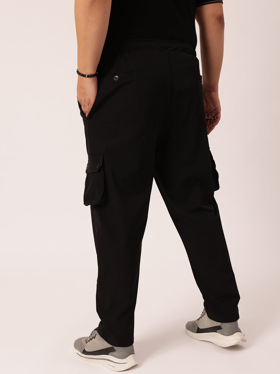 6 Pocket Relax Fit Cargo Plus Size