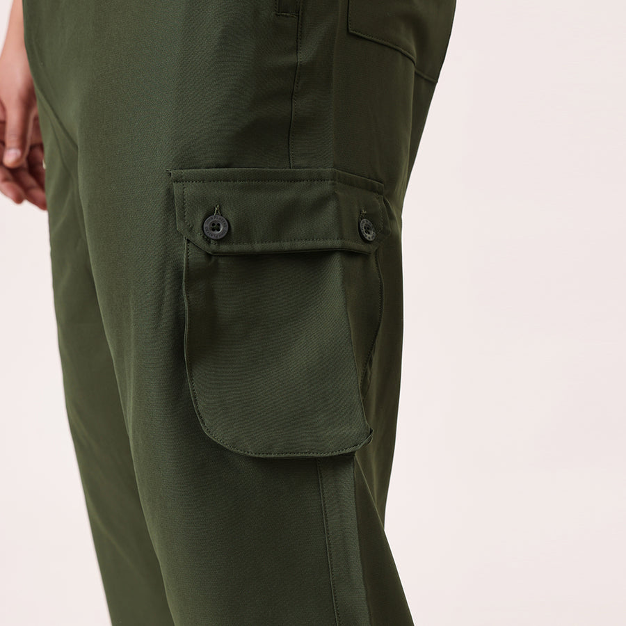 6 Pocket Relax Fit Cargo Plus Size
