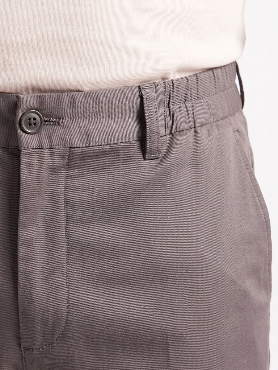 Satin Cotton Plus Size Chinos