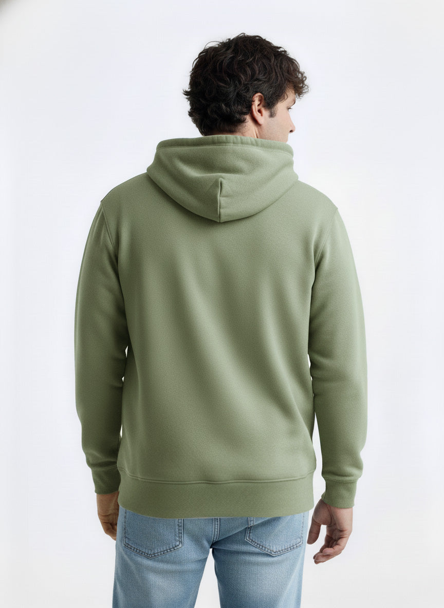 Solid Plus Size Hoodie