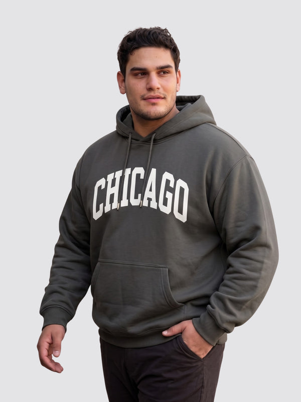 Chicago Hoodie in Dark Grey