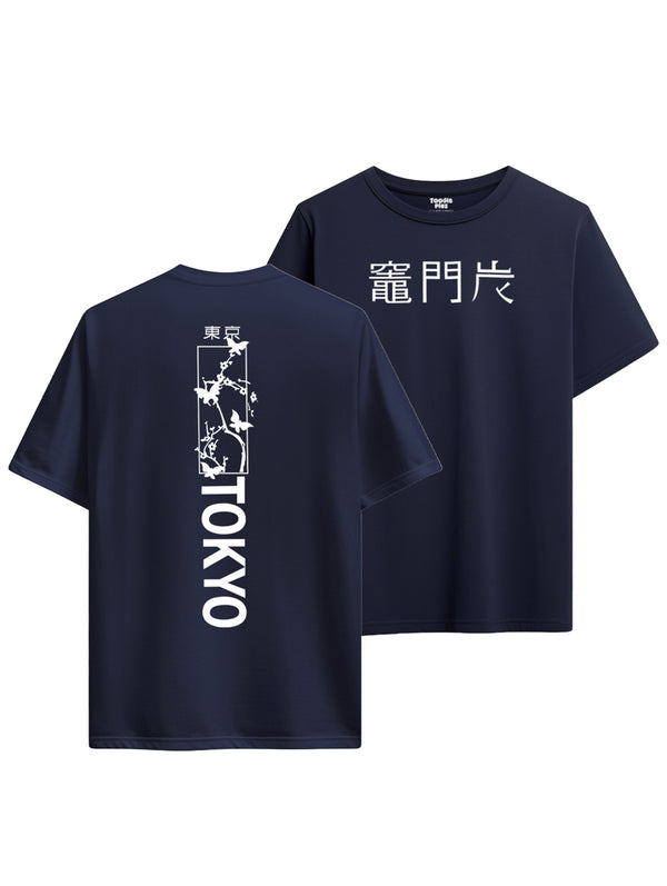 Tokyo T-shirt in Navy Blue