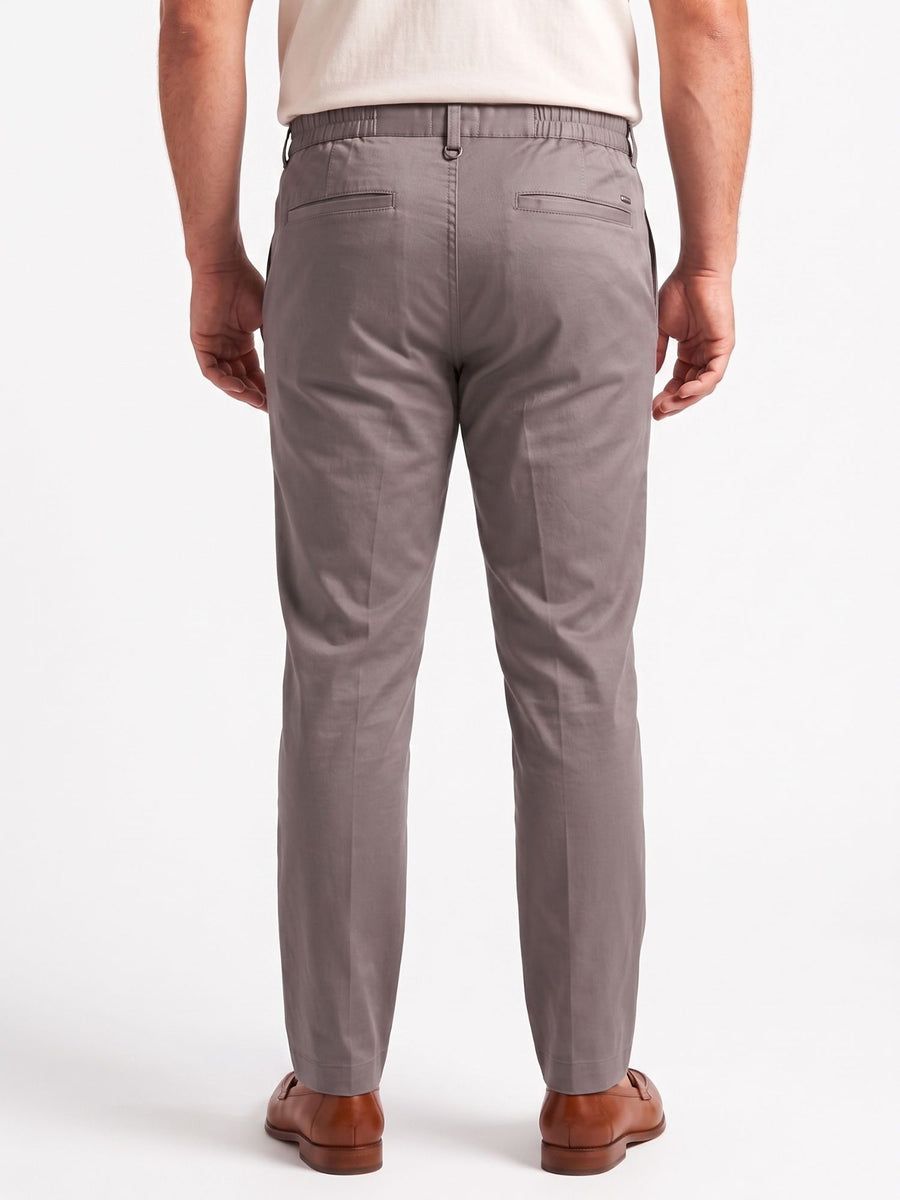 Satin Cotton Plus Size Chinos