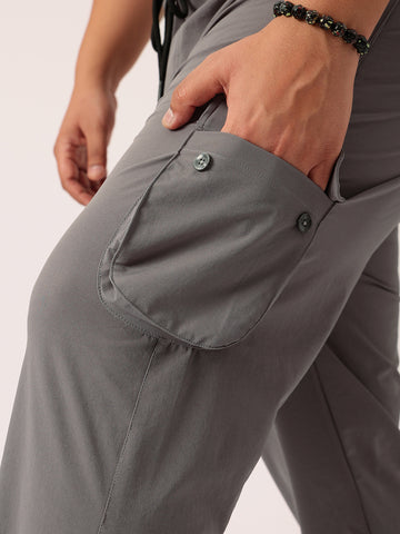 6 Pocket Relax Fit Cargo Plus Size