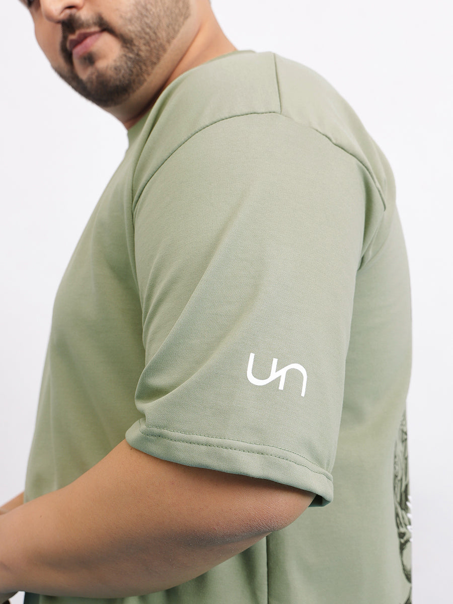 Knight Warrior Plus Size Drop Shoulder T-shirt