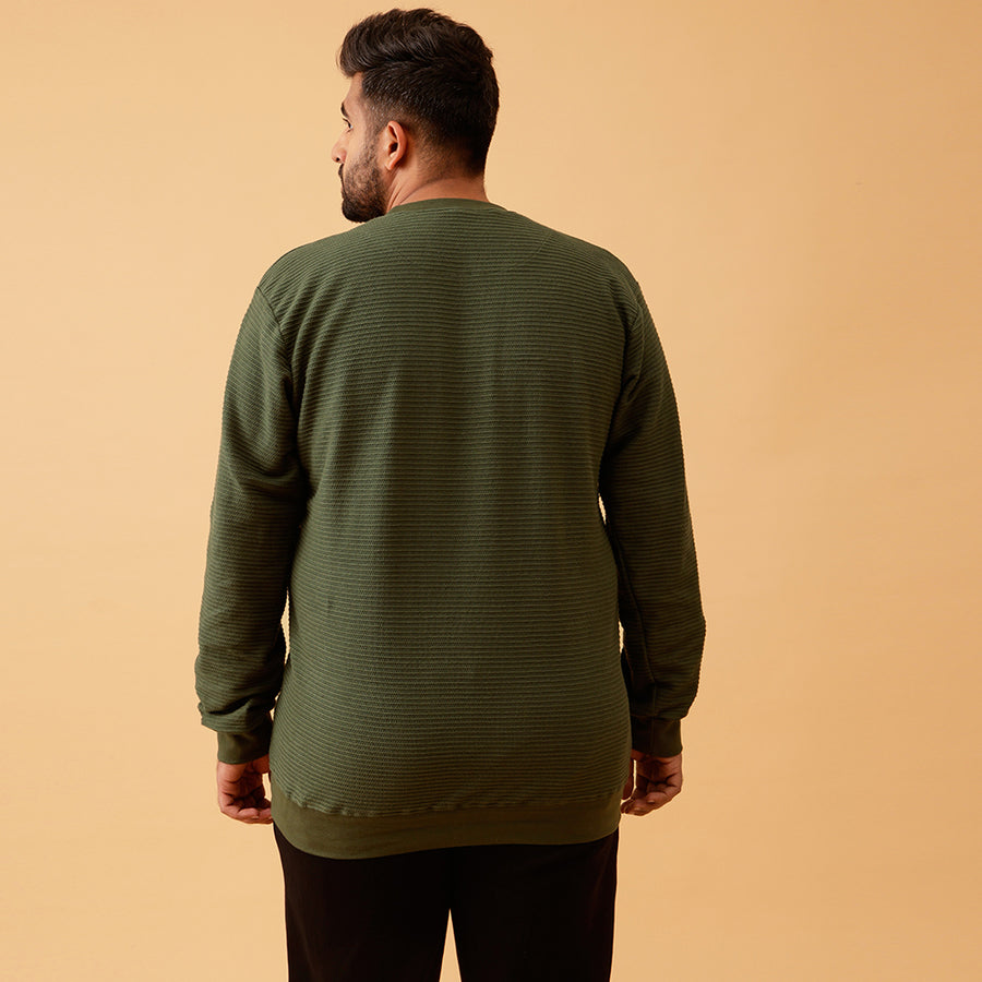 Premium Interlock Textured Sweatshirt