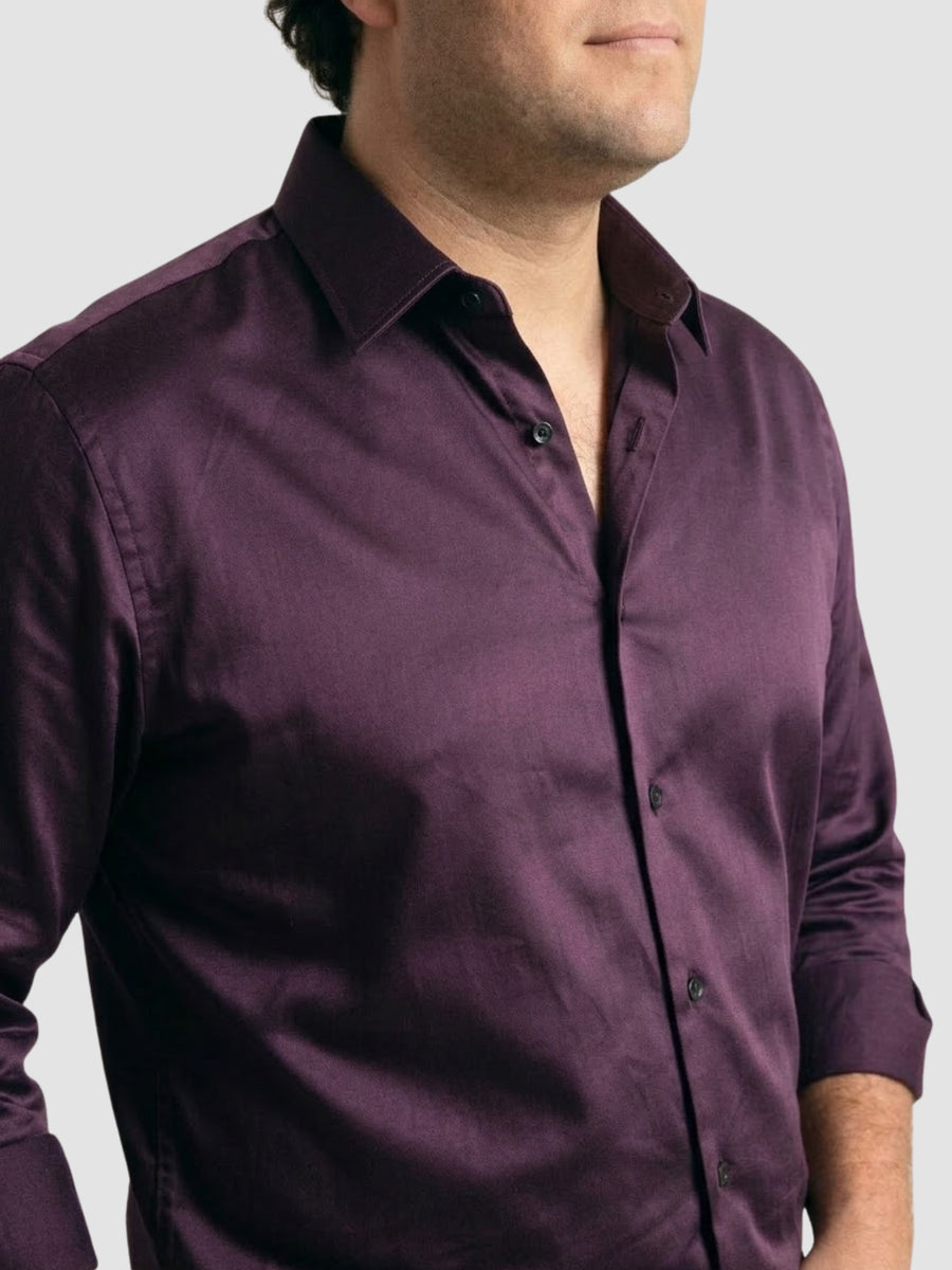 Satin Stretchable Premium Plus Size Shirt