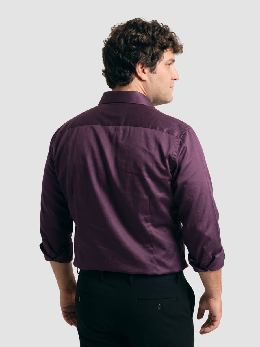 Satin Stretchable Premium Plus Size Shirt