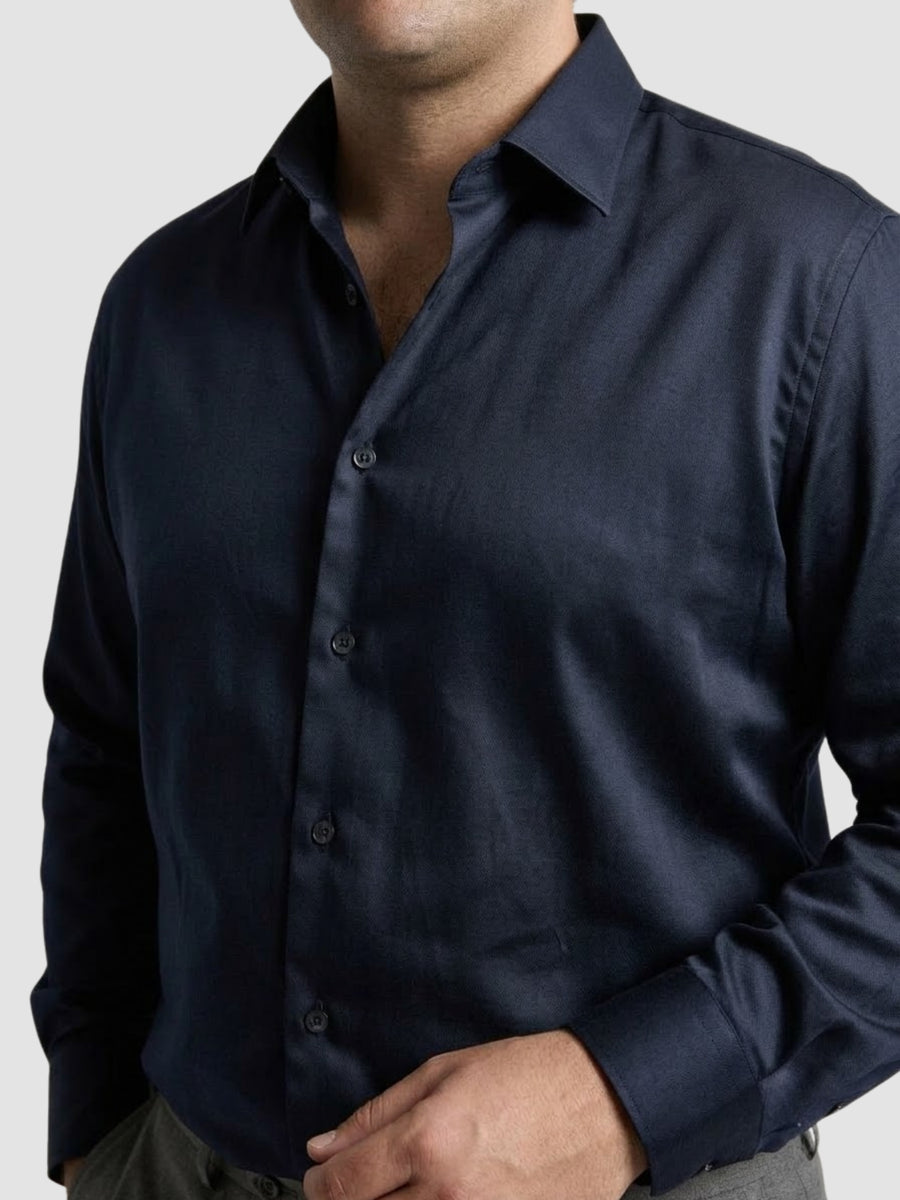 Satin Stretchable Premium Plus Size Shirt