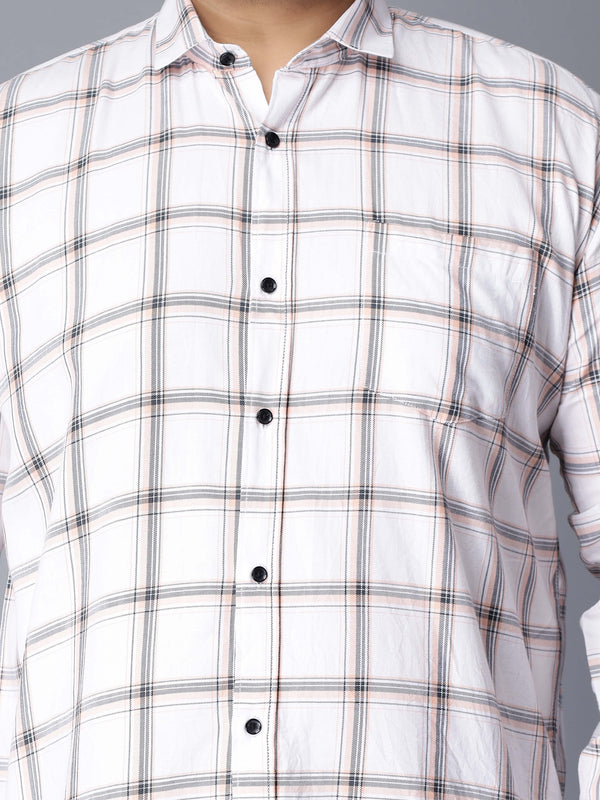 White Checkered Shirt in -