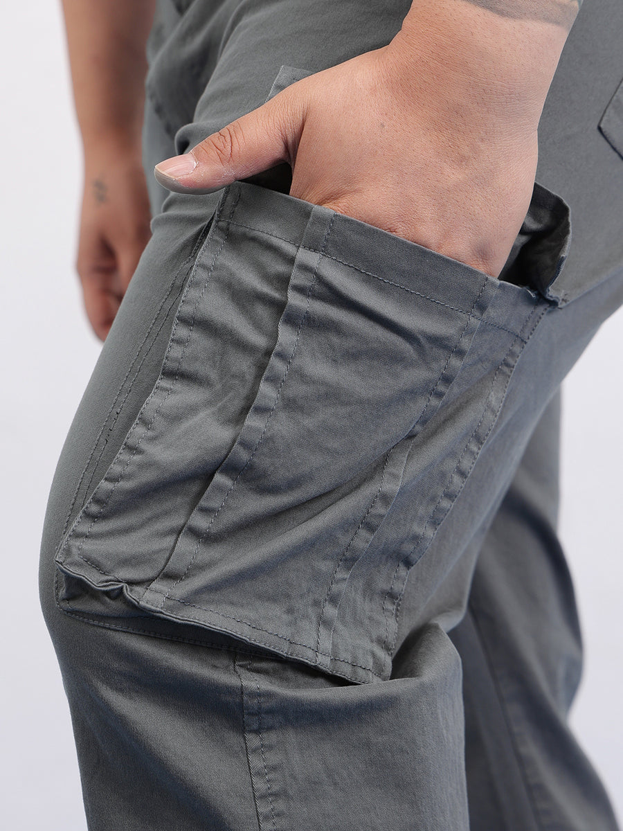 Classic 6 Pocket Stretchable Plus Size Cargo