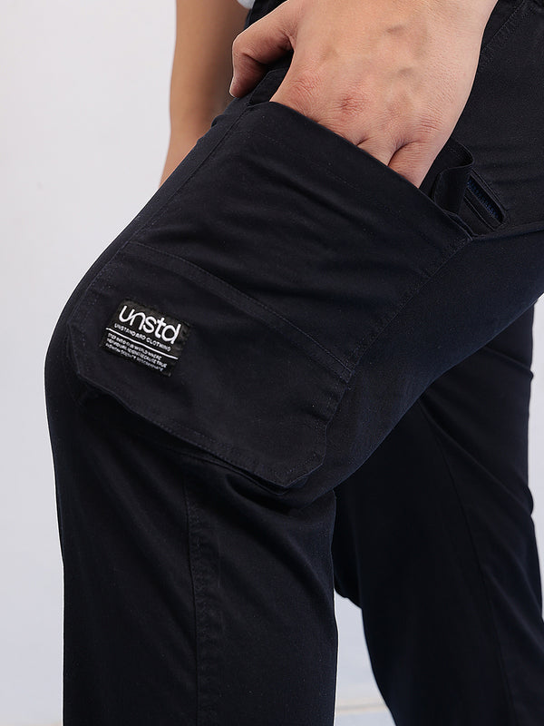 6 Pocket Zipper Cotton Stretch Plus Size Cargo