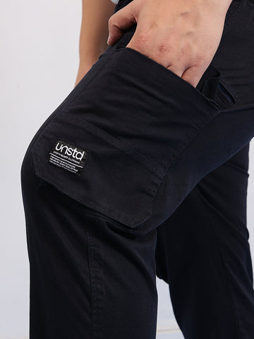 6 Pocket Zipper Cotton Stretch Plus Size Cargo