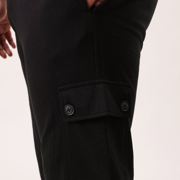 Cargo Joggers in Black