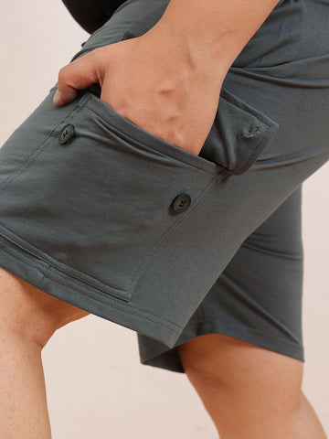 Cargo Shorts Cotton Plus Size