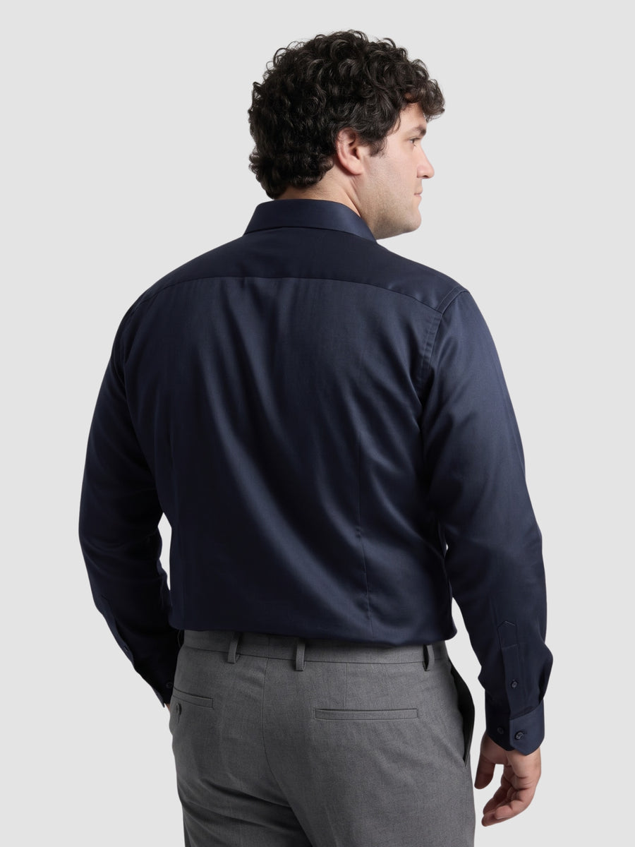 Satin Stretchable Premium Plus Size Shirt