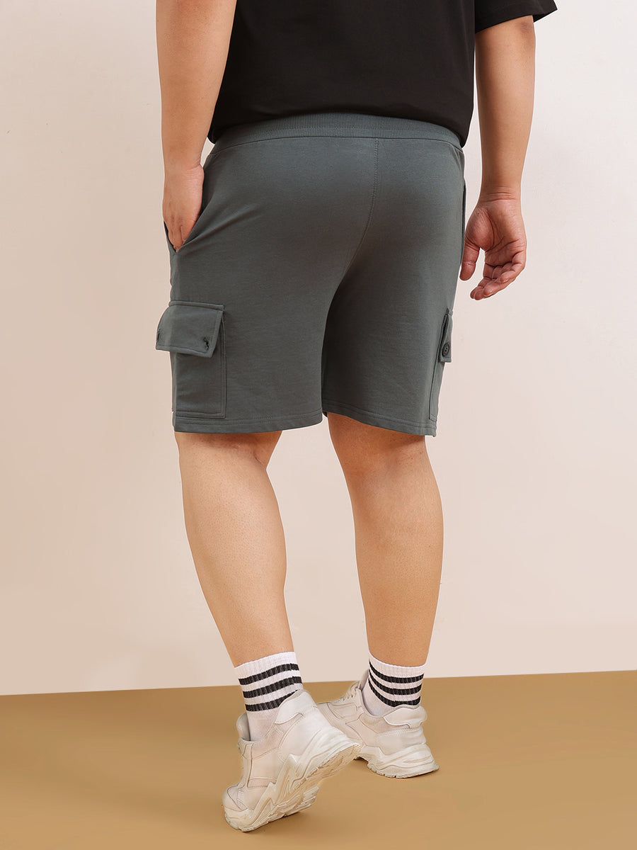 Cargo Shorts Cotton Plus Size
