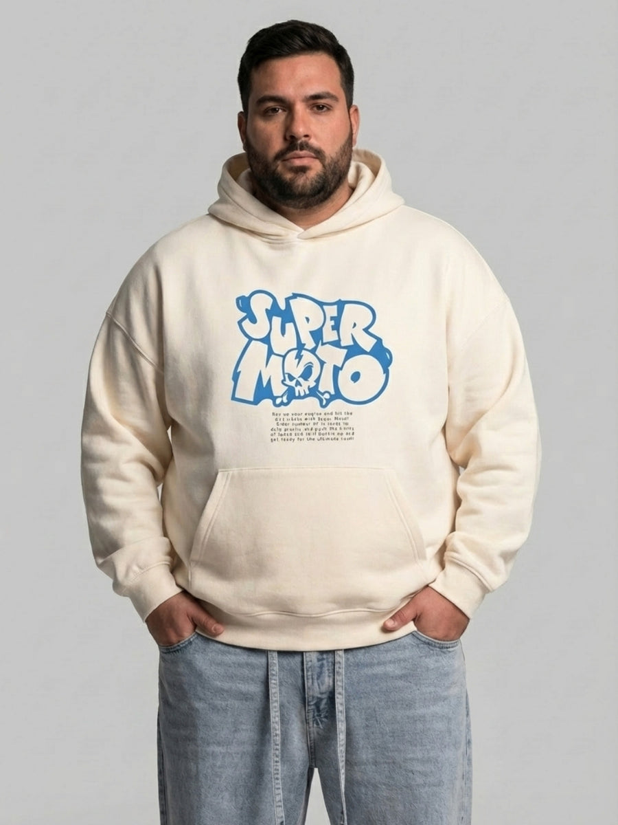 Super Moto Plus Size Hoodie