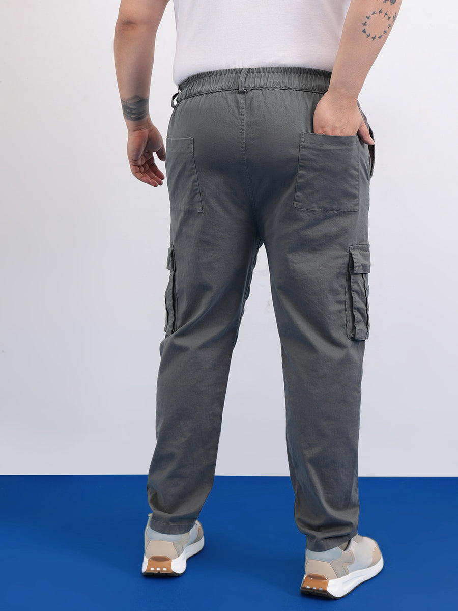 Classic 6 Pocket Stretchable Plus Size Cargo
