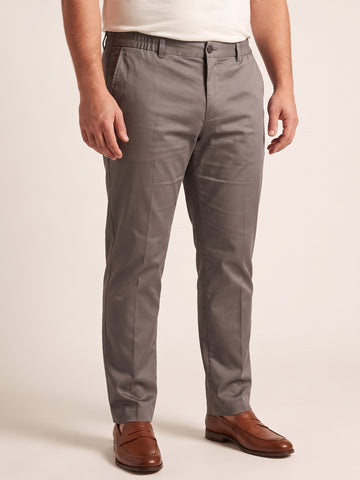 Satin Cotton Plus Size Chinos