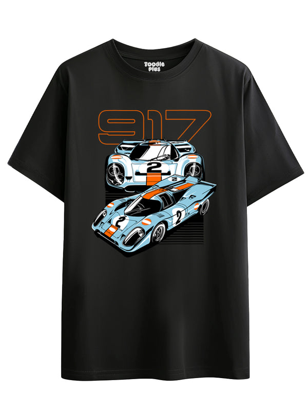 917 Racing Car T-Shirt in Black