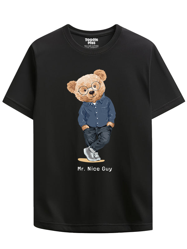 Nice Bear T-Shirt in Black