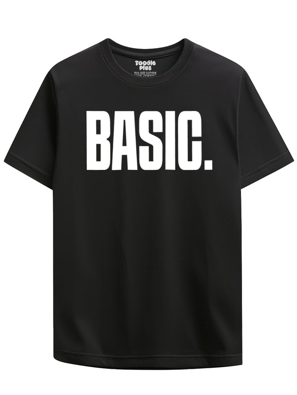 Basic Quote T-Shirt in Black