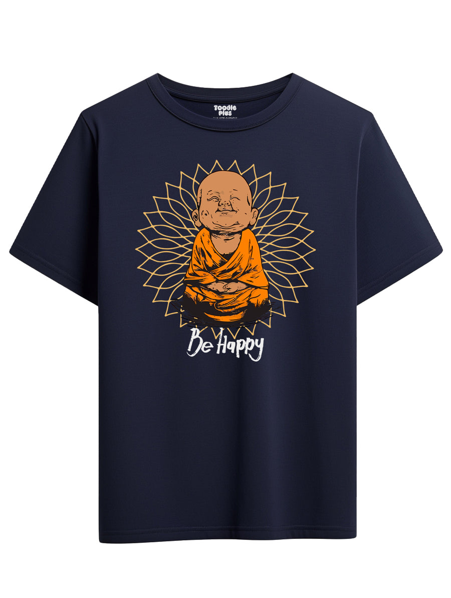 Be Happy Monk Men's T-Shirt