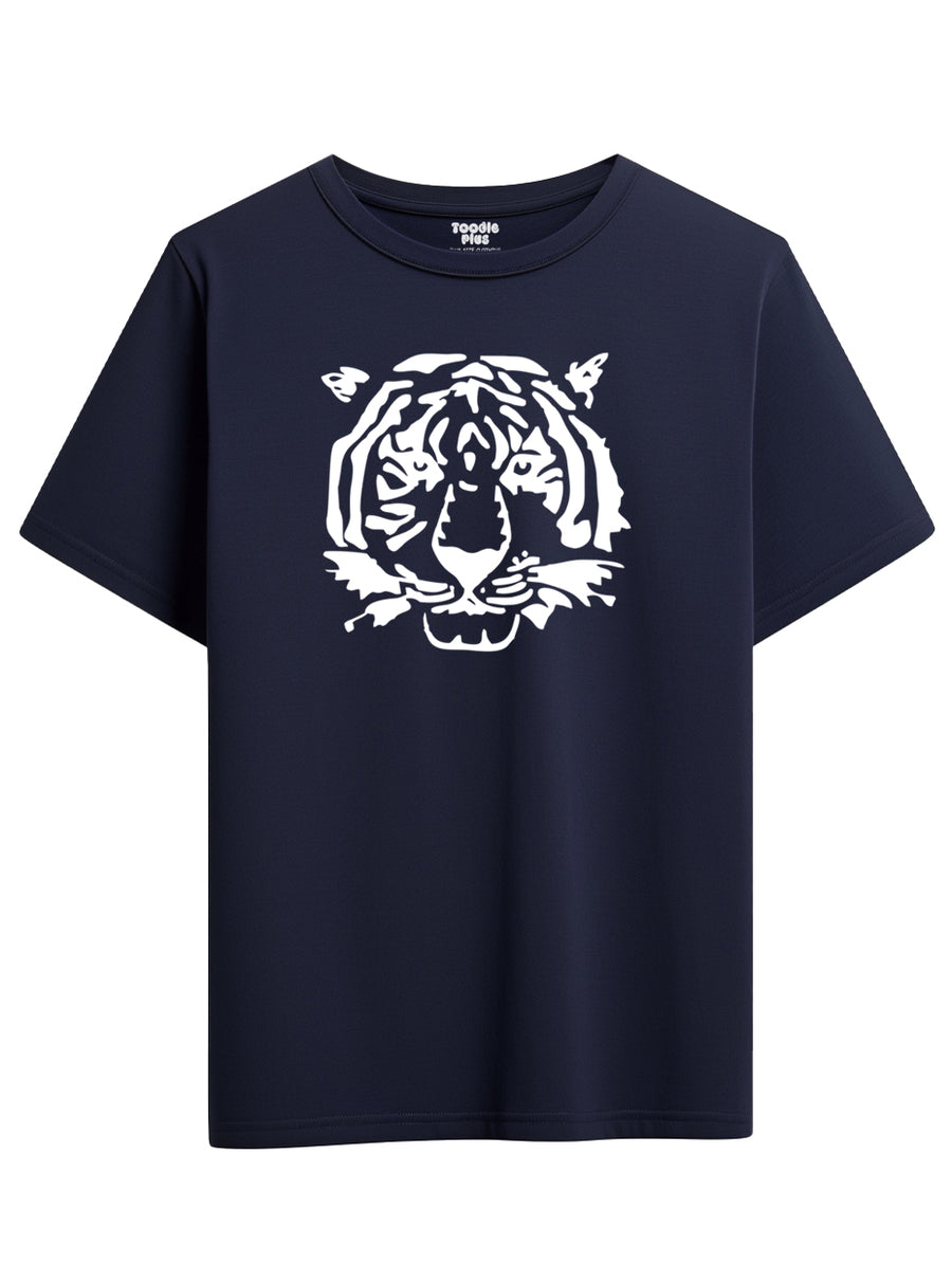 Tiger Face Size T-shirt
