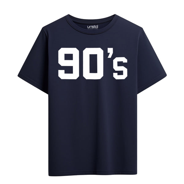 90's T-Shirt in Navy Blue