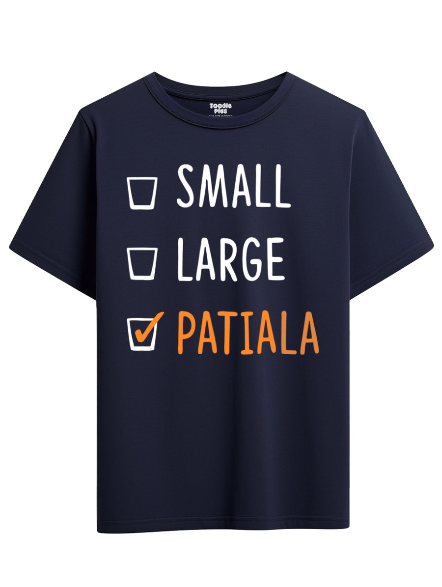 Patiala Peg Plus Size T-Shirt