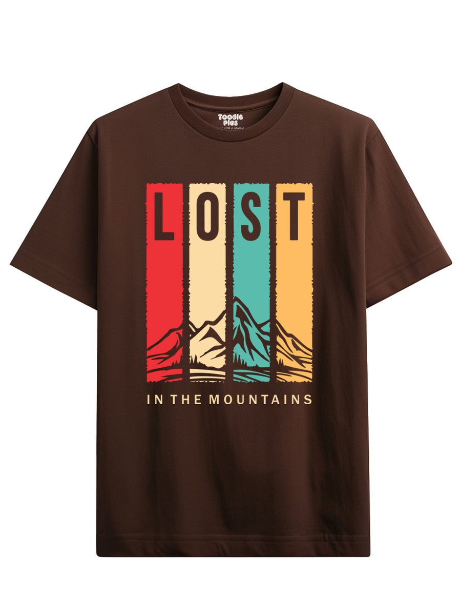 Lost in the mountains Plus Size T-Shirt