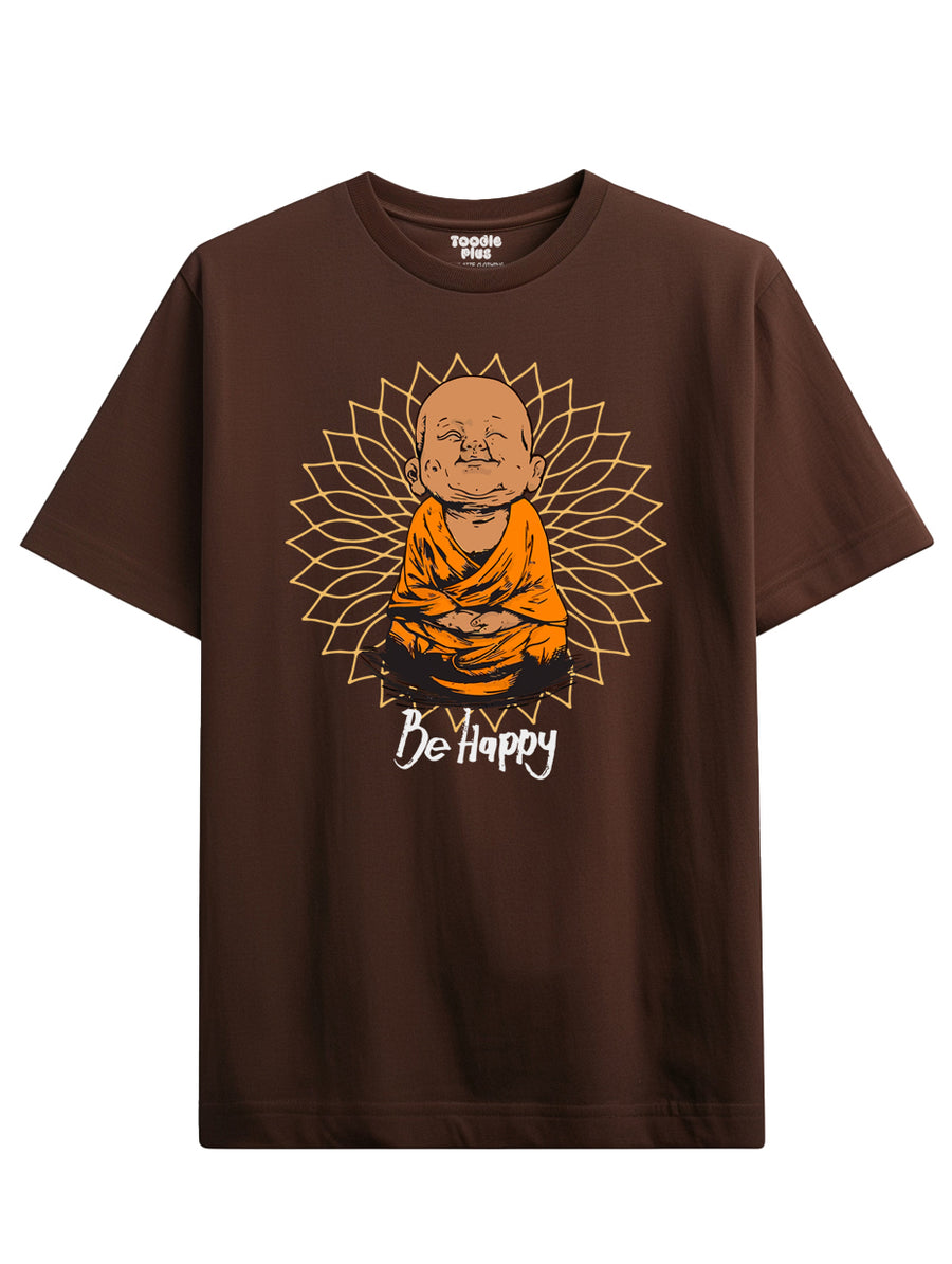 Be Happy Monk Men's T-Shirt