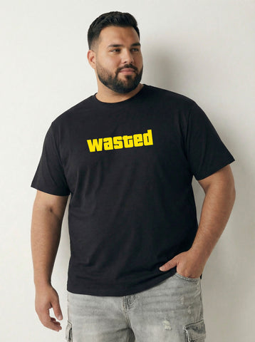 Wasted Plus Size Men T-shirt