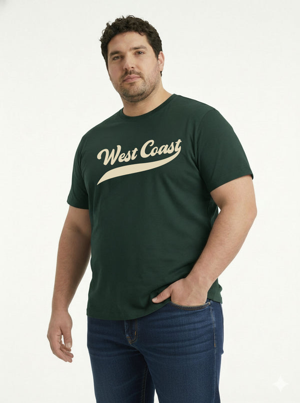 West Coast Men T-shirt in Forrest Green