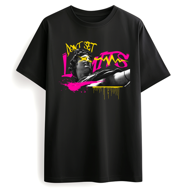 Don't set limits Streetwear Plus Size T-Shirt