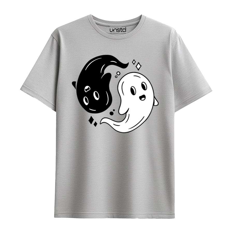 Ying yang ghosts Unisex T-Shirt