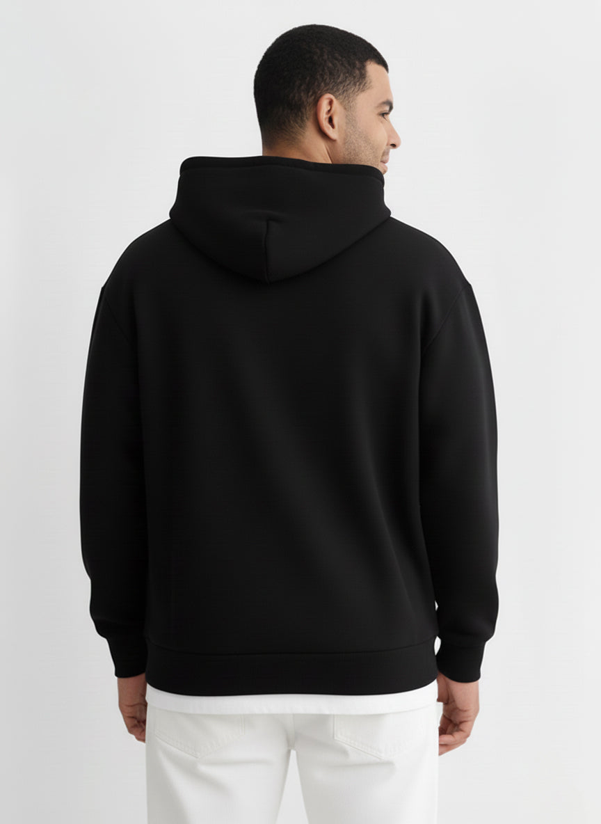 Solid Plus Size Hoodie