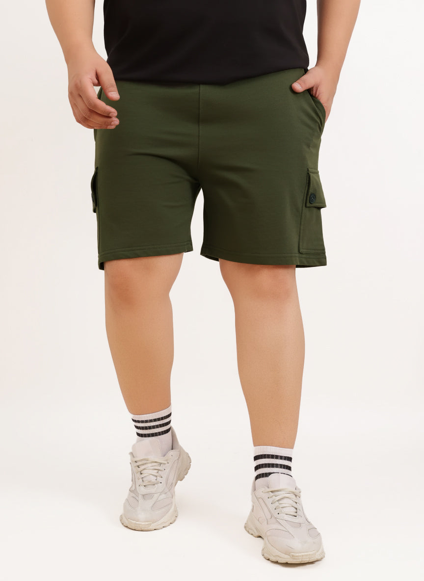Cargo Shorts Cotton Plus Size