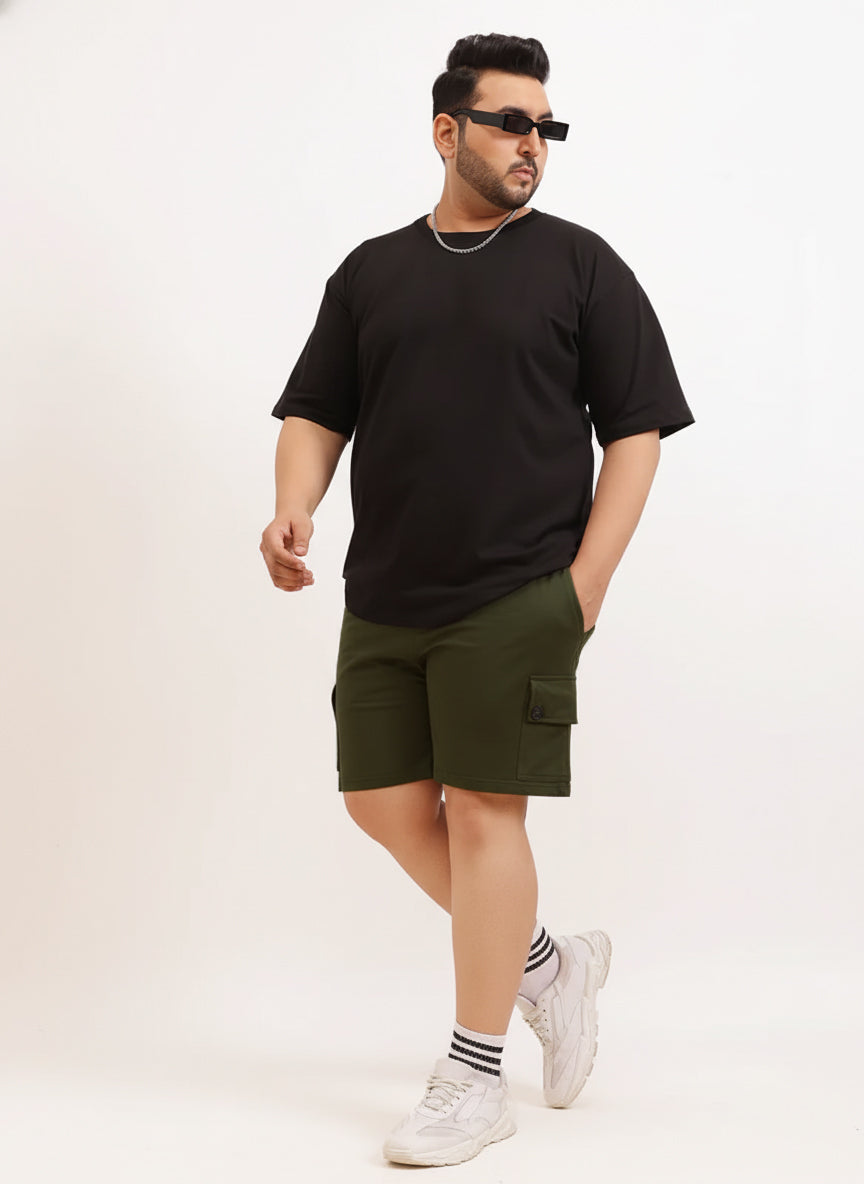 Cargo Shorts Cotton Plus Size