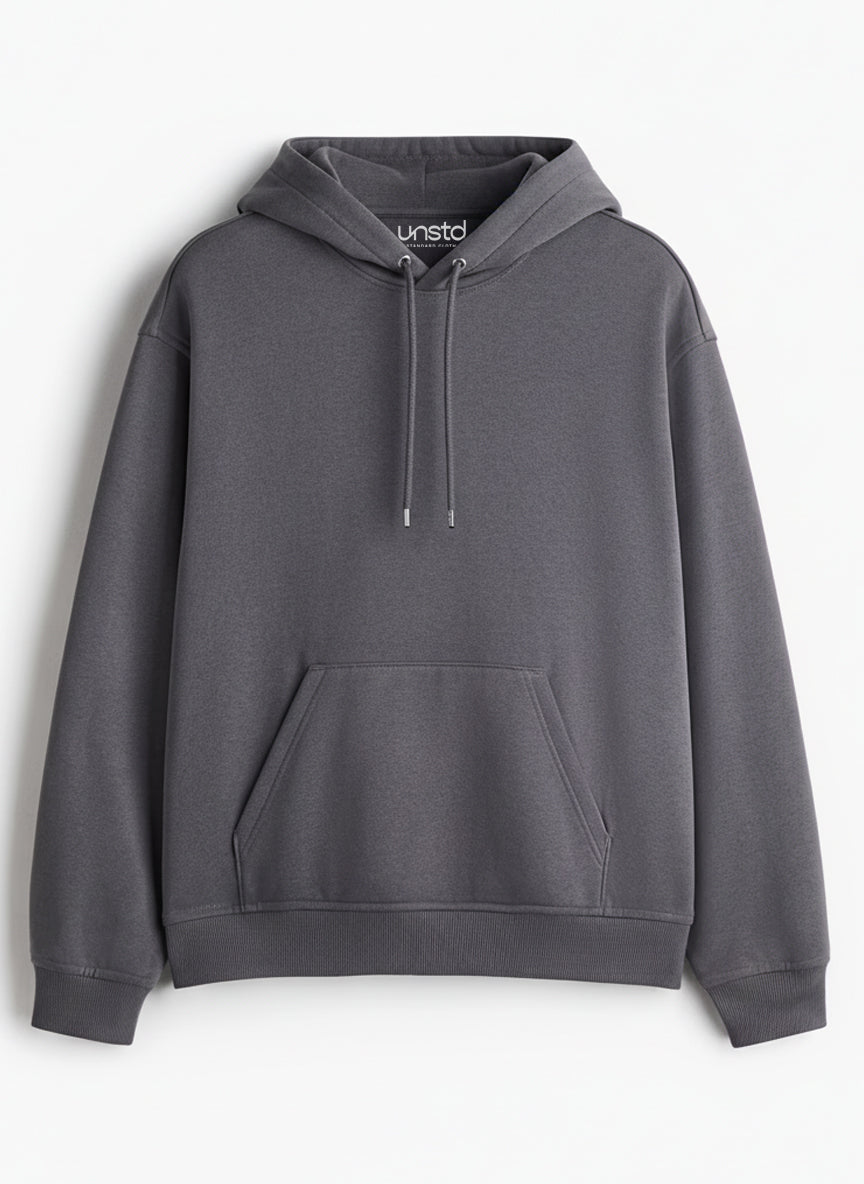 Solid Plus Size Hoodie
